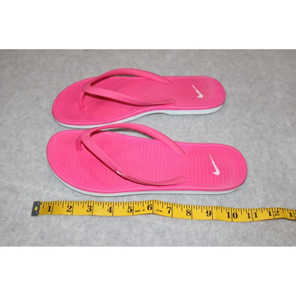 Nike Solarsoft Thong II Women Size 9 Wide 40.5 Pink Flip Flop Sandals